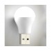 USB LED лампочка холодне світло біла