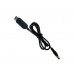 USB кабель для роутера з перетворювачем напруги 5V - 12V USB - DC 5.5 x 3.5 0.5A 1m чорний