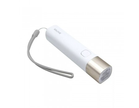Ліхтарик Xiaomi SOLOVE Portable Flashlight Mobile Power X3S TYPE - C Interface 3000mAh White