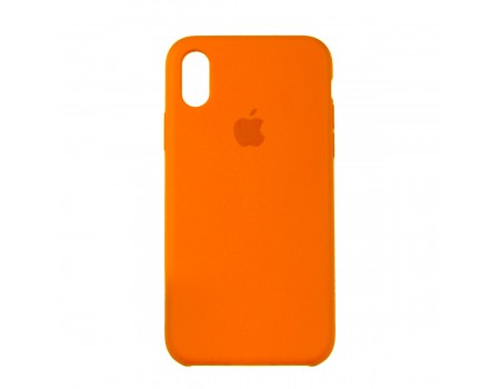 Чехол Silicone Case iPhone XS MAX Copy Orange (13)