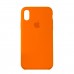 Чехол Silicone Case iPhone XS MAX Copy Orange (13)