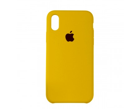 Чехол Silicone Case iPhone XS MAX Copy Gold (28)