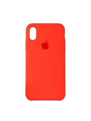 Чехол Silicone Case iPhone XS MAX Copy Cherry Red (29)