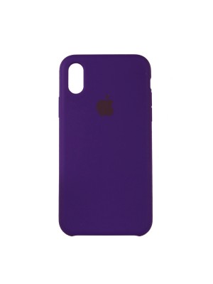 Чехол Silicone Case iPhone XS MAX Copy Purple (30)