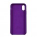 Чехол Silicone Case iPhone XS MAX Copy Purple (30)