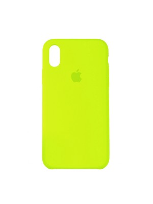 Чехол Silicone Case iPhone XS MAX Copy Lemon (37)