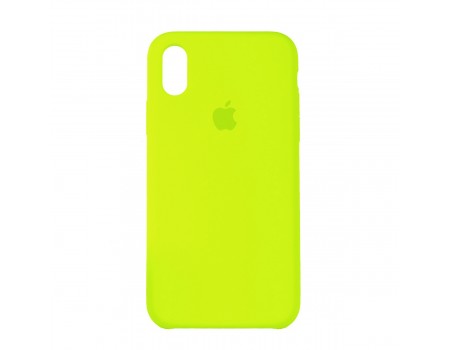 Чехол Silicone Case iPhone XS MAX Copy Lemon (37)