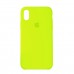 Чехол Silicone Case iPhone XS MAX Copy Lemon (37)