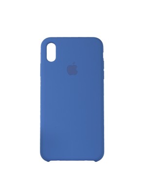 Чехол Silicone Case iPhone XS MAX Copy Denim Blue (38)