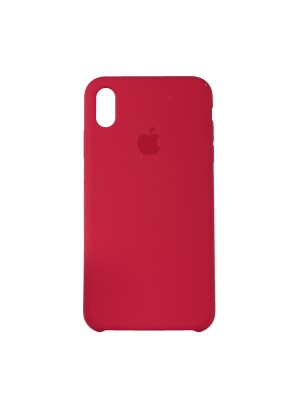 Чехол Silicone Case iPhone XS MAX Copy Red Mold Color (39)