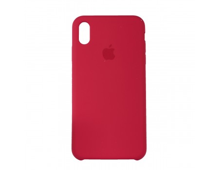 Чехол Silicone Case iPhone XS MAX Copy Red Mold Color (39)