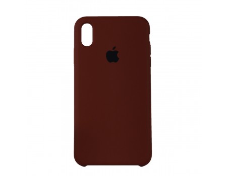 Чехол Silicone Case iPhone XS MAX Copy Brown (57)