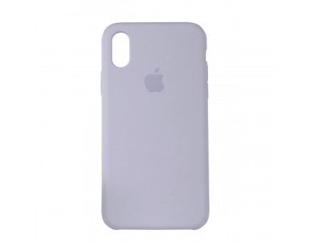 Чехол Silicone Case iPhone XS MAX Copy Lilac Purple (41)