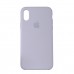 Чехол Silicone Case iPhone XS MAX Copy Lilac Purple (41)