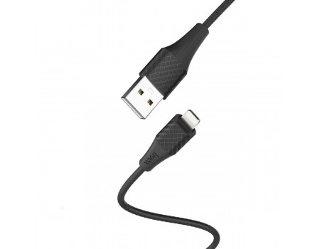 Кабель Hoco X32 Excellent charging data cable for Lightning Black