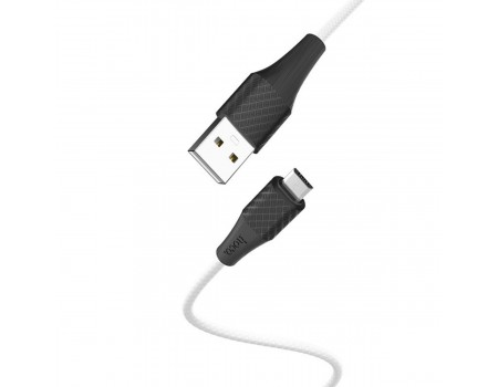 Кабель Hoco X32 Excellent charging data cable for Micro USB White