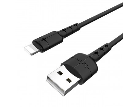 Кабель Hoco X30 Star Charging data cable for Lightning Black