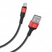 Кабель Hoco X26 Xpress charging data cable for Micro Black＆Red