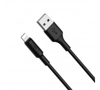 Кабель Hoco X25 Soarer charging data cable for Lightning Black