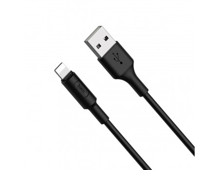 Кабель Hoco X25 Soarer charging data cable for Lightning Black