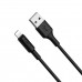 Кабель Hoco X25 Soarer charging data cable for Lightning Black