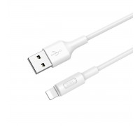 Кабель Hoco X25 Soarer charging data cable for Lightning White