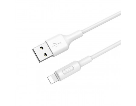 Кабель Hoco X25 Soarer charging data cable for Lightning White