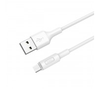 Кабель Hoco X25 Soarer charging data cable for Micro White