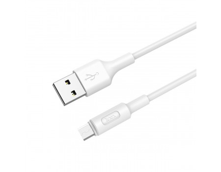 Кабель Hoco X25 Soarer charging data cable for Micro White