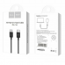 Кабель Hoco X23 Skilled type-c to type-c charging data cable Black