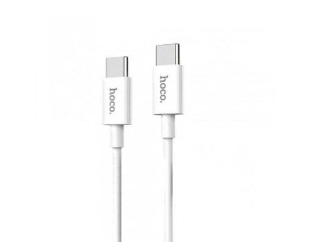 Кабель Hoco X23 Skilled type-c to type-c charging data cable White