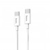 Кабель Hoco X23 Skilled type-c to type-c charging data cable White