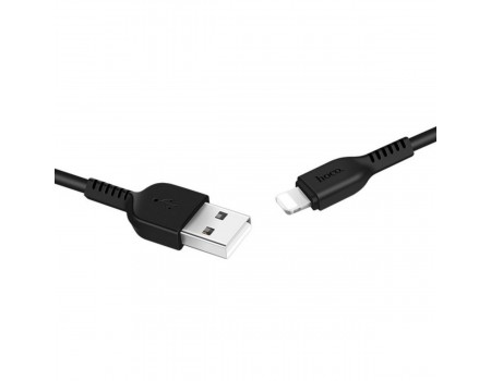 Кабель Hoco X20 Flash Lightning charging cable (L-1M) Black