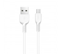 Кабель Hoco X20 Flash Micro charging cable (L-1M) White