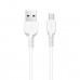 Кабель Hoco X20 Flash Micro charging cable (L-1M) White