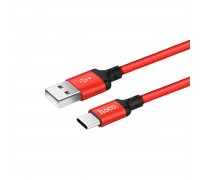 Кабель Hoco X14 Times speed Type-c charging cable,(L-1M) Black &amp; Red