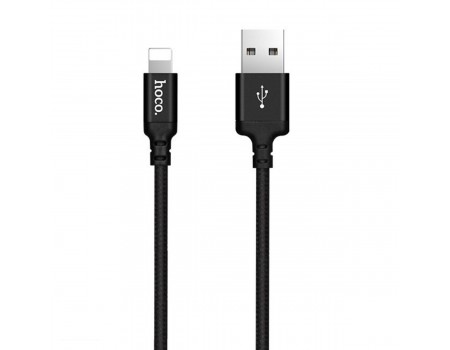 Кабель Hoco X14 Times speed Lightning charging cable,(L-2M) Black