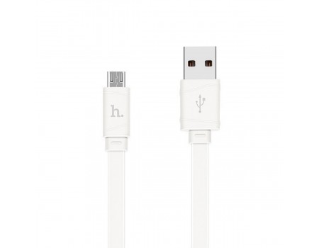 Кабель Hoco X5 Bamboo Micro charging Cable White