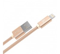 Кабель Hoco X2 knitted Lightning Charging cable Gold