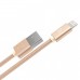 Кабель Hoco X2 knitted Lightning Charging cable Gold