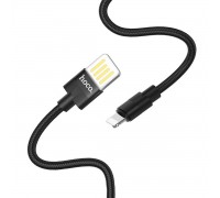 Кабель Hoco U55 Outstanding charging data cable for Lightning Black