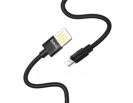 Кабель Hoco U55 Outstanding charging data cable for Lightning Black