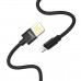 Кабель Hoco U55 Outstanding charging data cable for Lightning Black