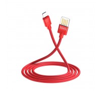 Кабель Hoco U55 Outstanding charging data cable for Lightning Red