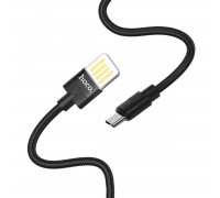 Кабель Hoco U55 Outstanding charging data cable for Micro Black