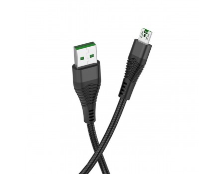 Кабель Hoco U53 4A Flash charging data cable for Micro Black