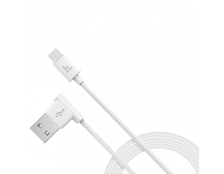 Кабель Hoco UPM10 L shape changing cable for Micro USB White