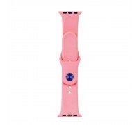 Ремешок Silicone Apple Watch 38/40/41 mm Light Pink (6) (29)