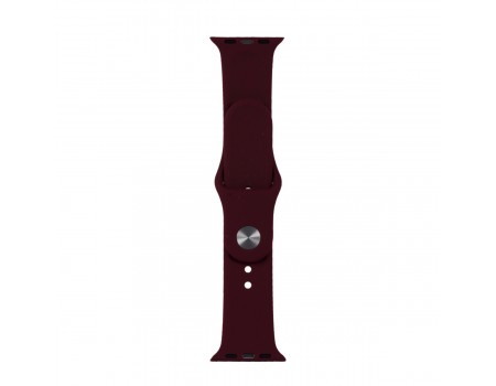 Ремешок Silicone Apple Watch 38/40/41 mm Maroon (42) (52)