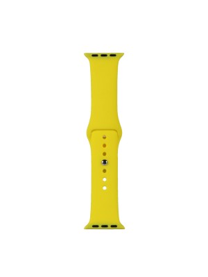 Ремешок Silicone Apple Watch 42/44/45 mm Yellow (4) (4)